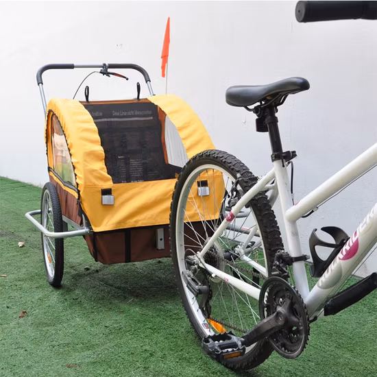 Bester Haustier-Fahrradanhänger, Hunde-Kinderwagen/Haustier für Fahrrad, Baby- und Kinderanhänger